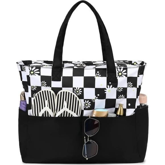 Handbags - BEACH Pool Bags Tote for Women C - Lattice Bag